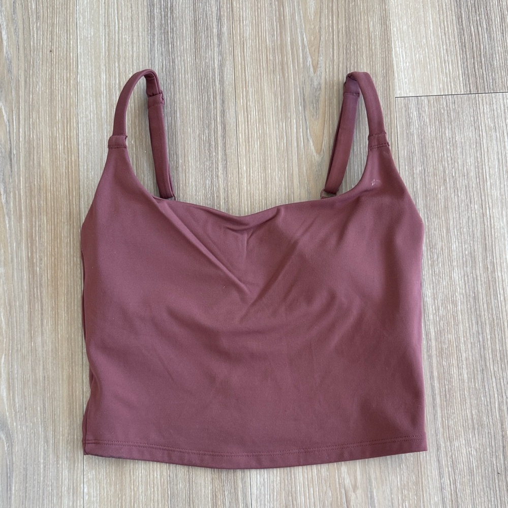 Vitality Women’s Cloud II Scoop Tank in Color Cinnamon